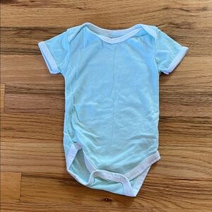 Mint green izod onesie